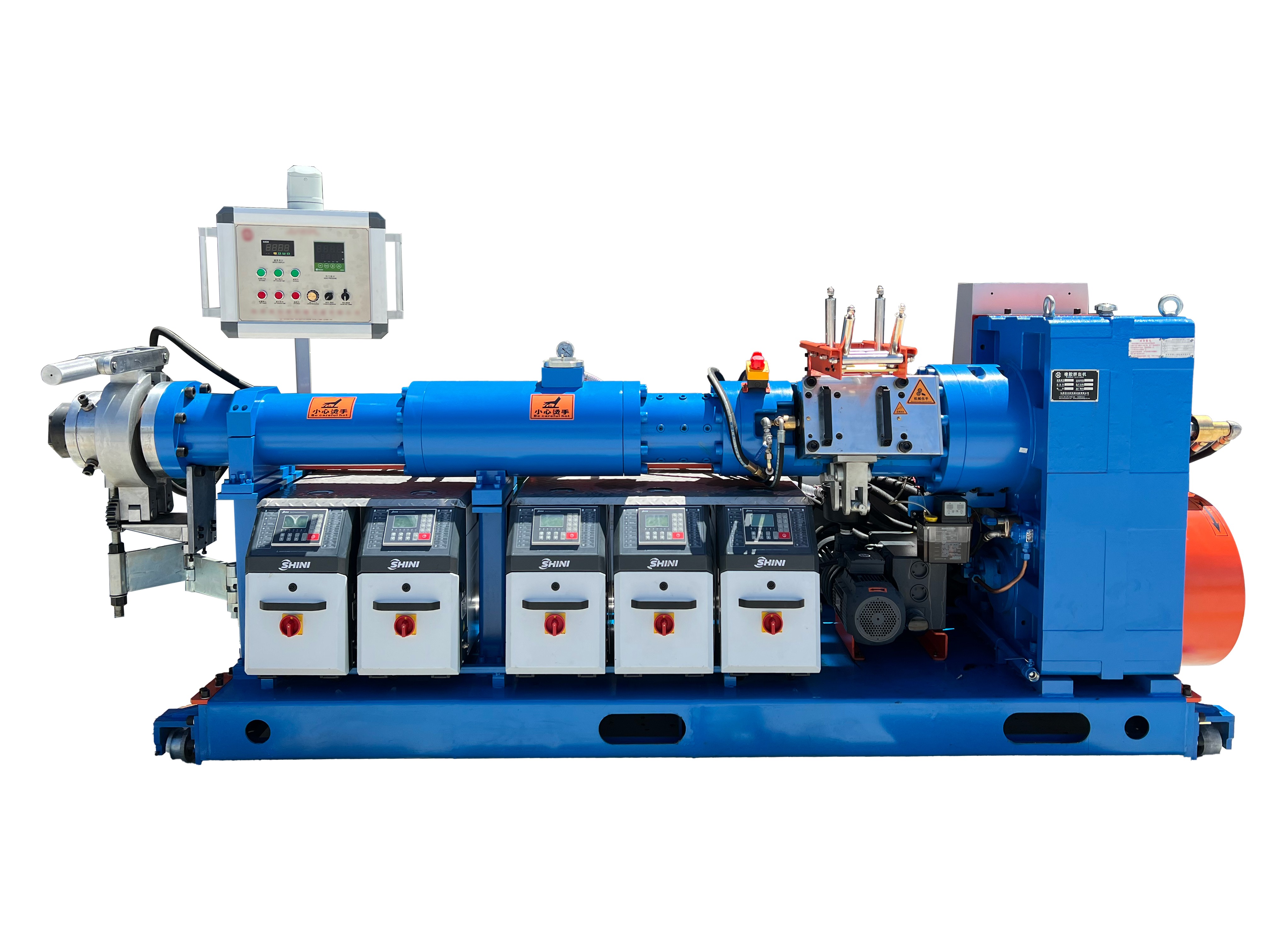 橡胶抽真空挤出机